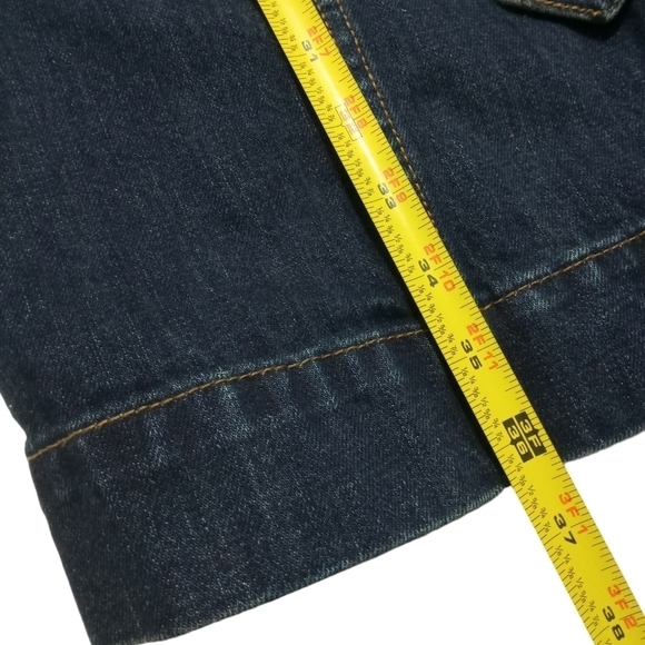 Free People Denim Button Front Pocket Mini Dress Size XS - Picture 8 of 9